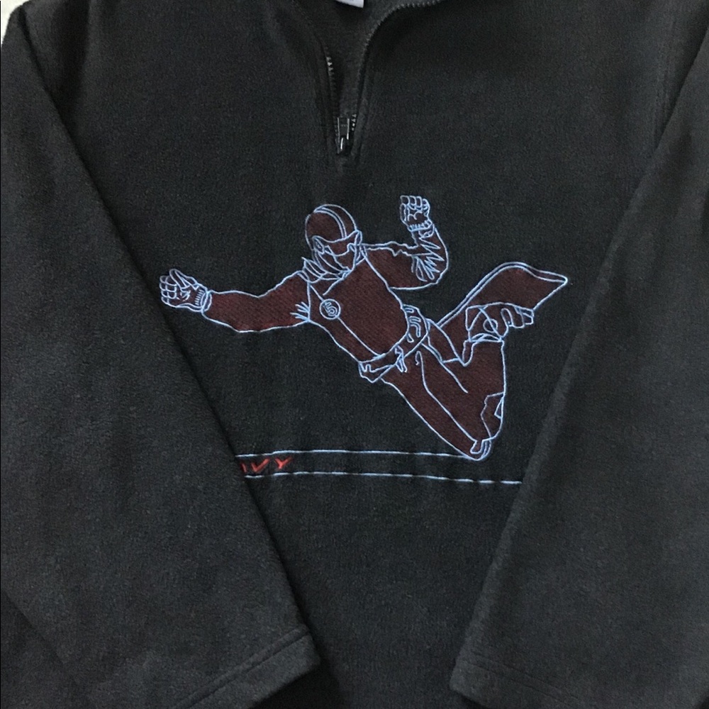 Old Navy Fleece Charcoal Gray Pullover